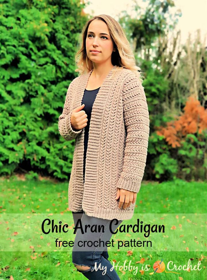 70 Free Crochet Cardigan Patterns For Any Season ⋆ DIY Crafts