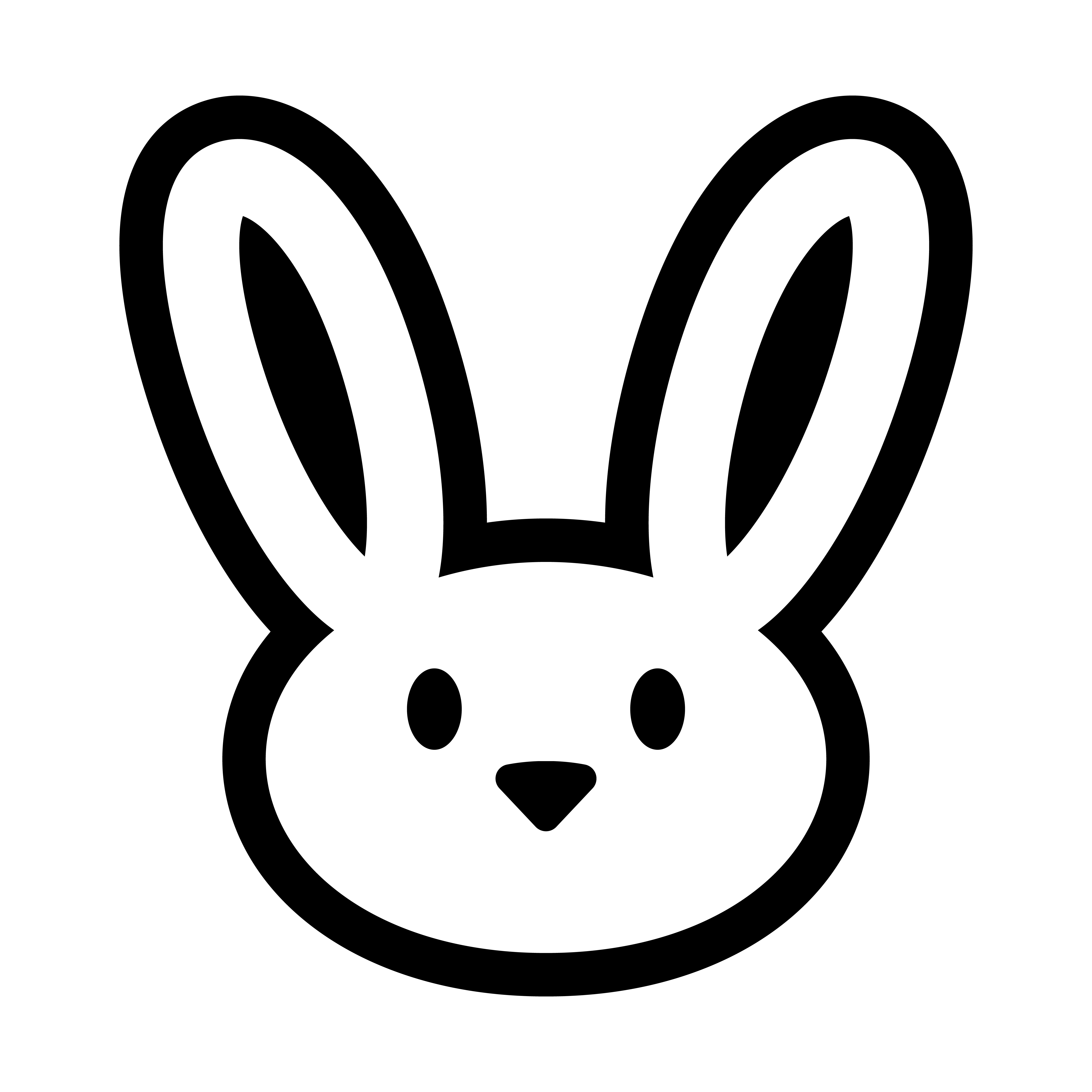 Free Bunny Head Svg Free 619 SVG PNG EPS DXF File - Free Envelope SVG