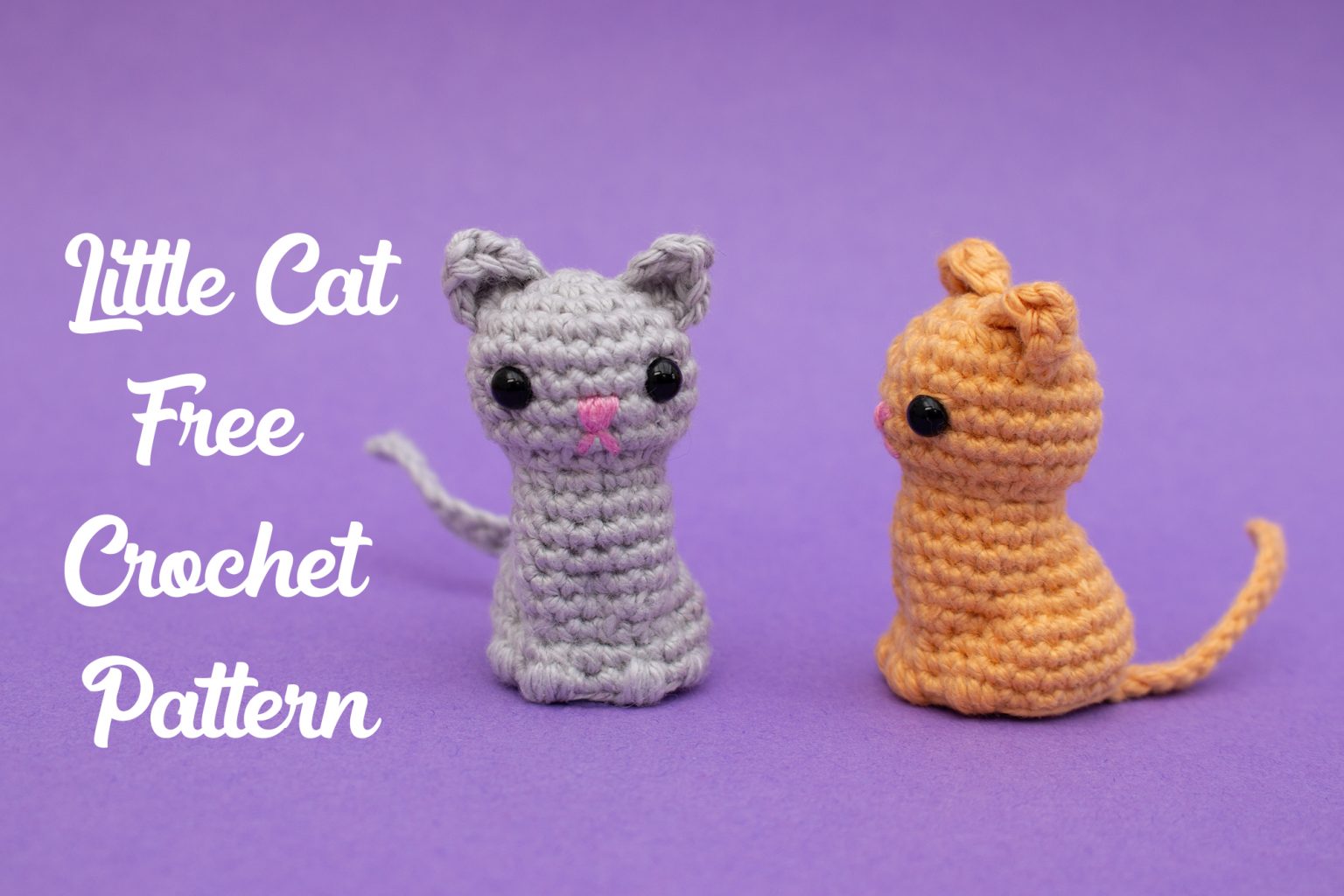 Little Amigurumi Cat Free Crochet Pattern - Stella's Yarn Universe