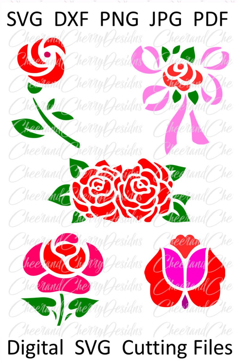 Floral Swag Svg Flower Svg Files Floral Svg Design Rose Svg - Etsy