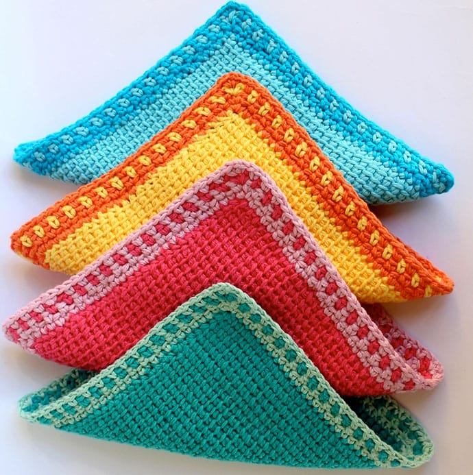 9 Free Tunisian Crochet Patterns for Beginners | My Poppet Makes