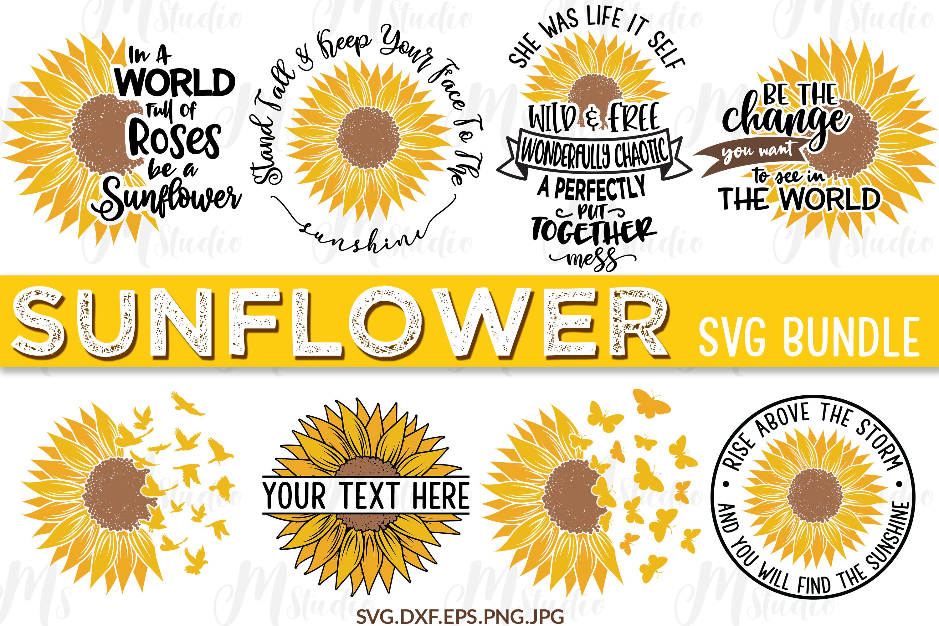 Free Sunflower Svg Files For Cricut Images