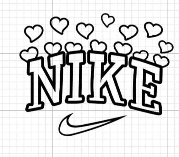 Nike Heart Svg | Etsy