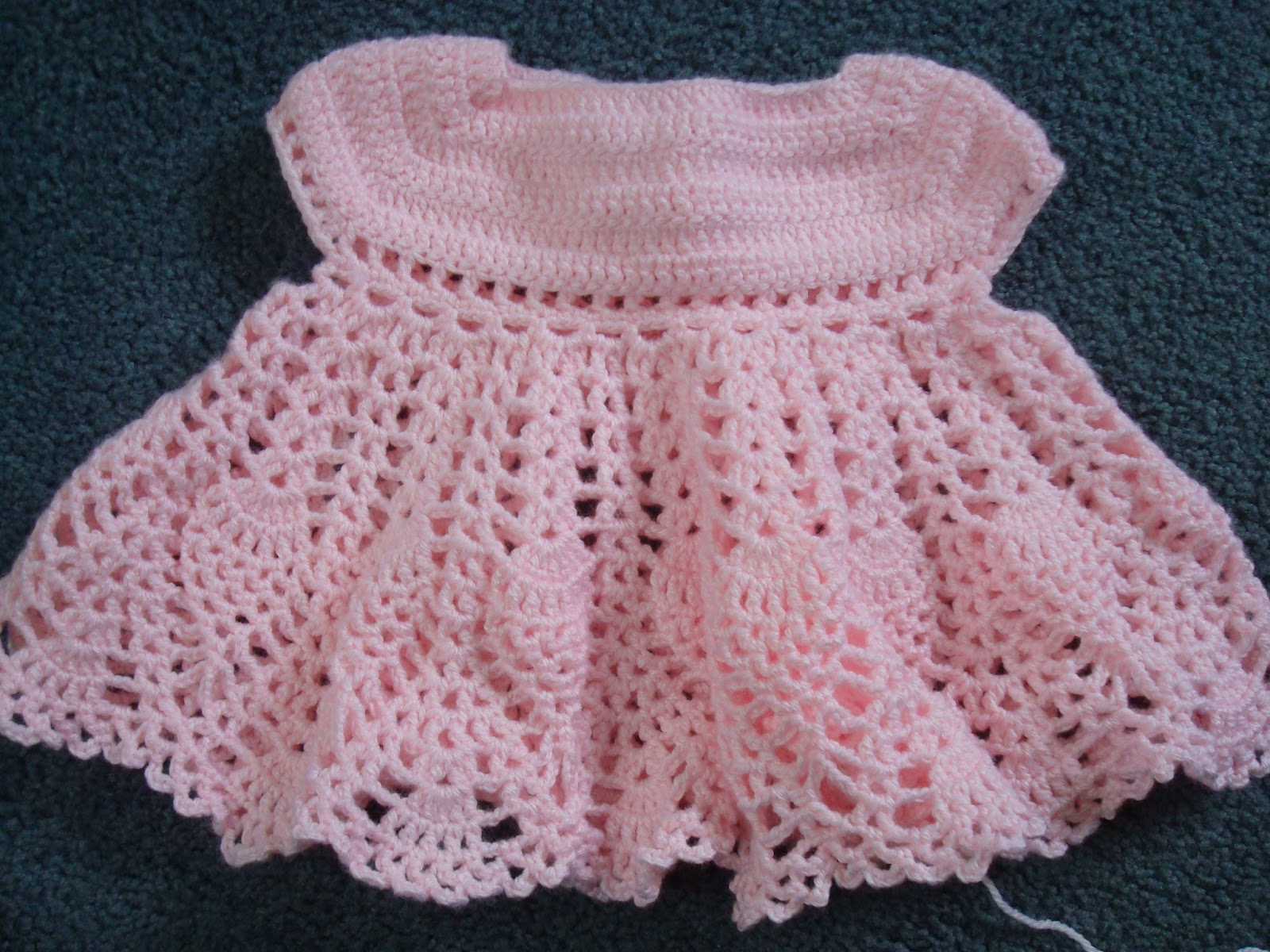 Adrialys Handmade Creations: Update: Crochet Baby Dress