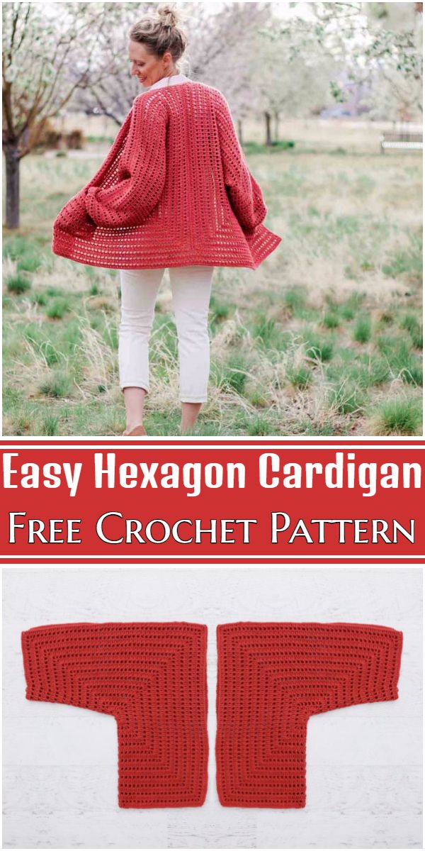 50 Free Crochet Cardigan Patterns (Design & Ideas)