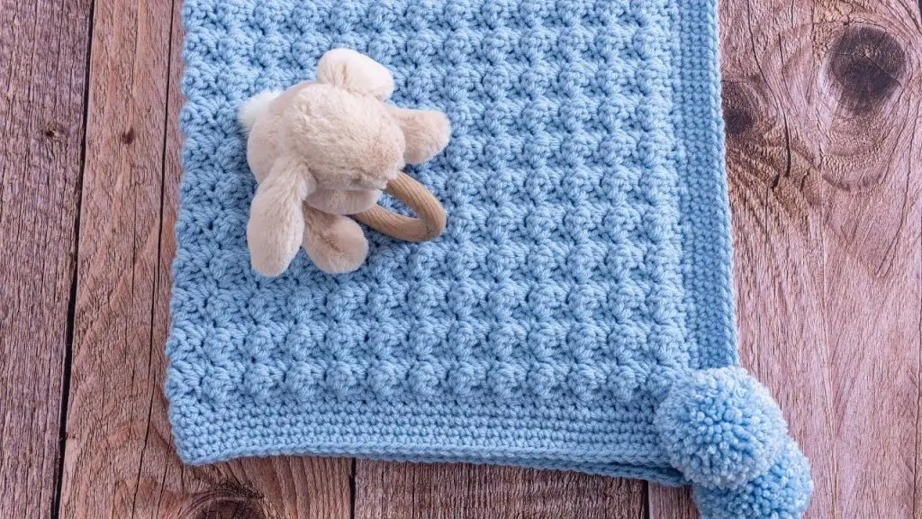 Fast And Easy Crochet Baby Blanket Free Pattern- One Row Repeat Crochet