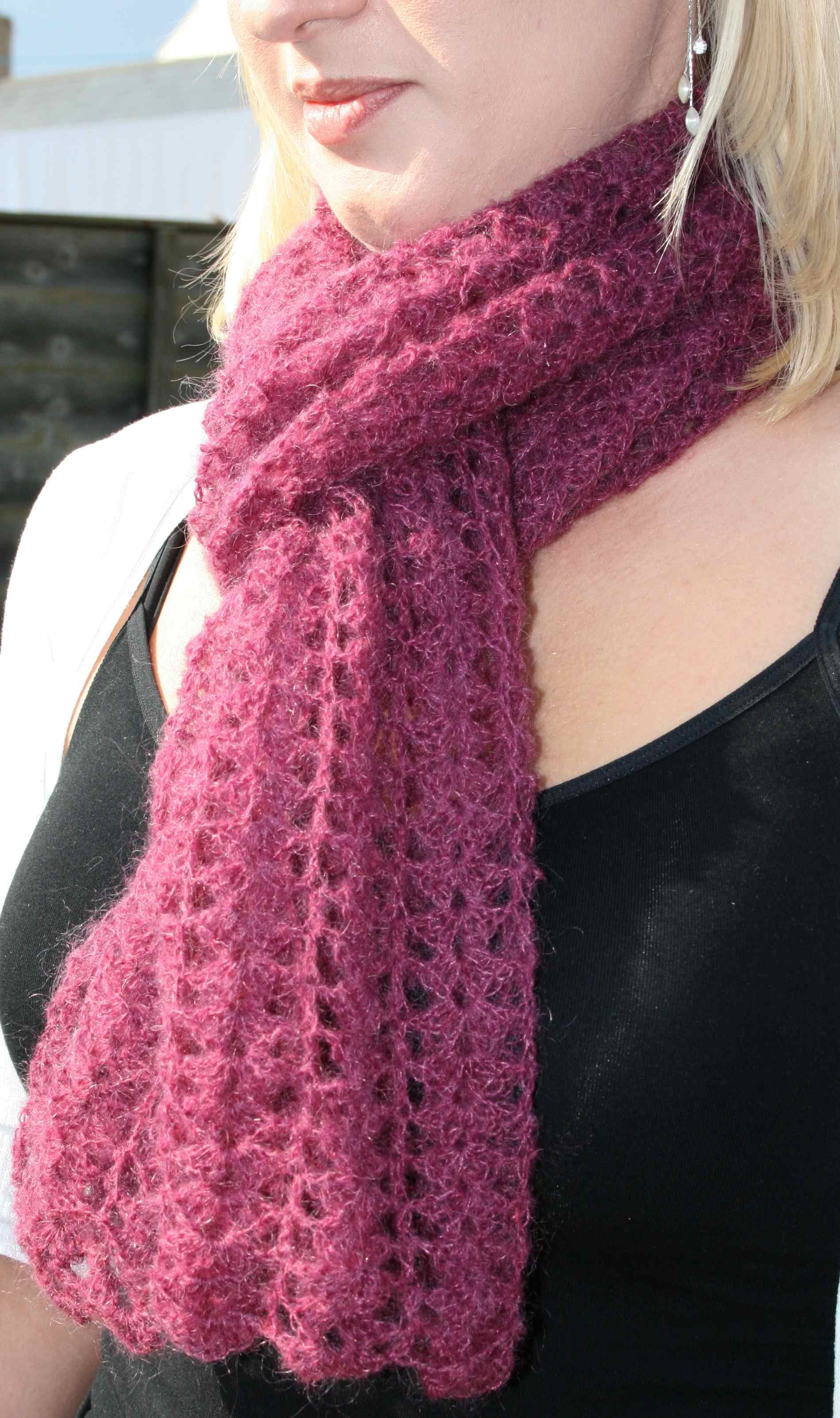 Kittyboo Crochet | Crochet scarf pattern free, Crochet lace scarf