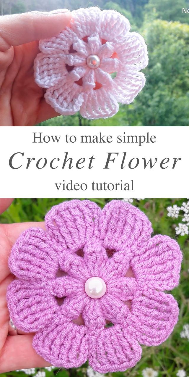 Pin on Crochet & Knit Flowers, Leaves & Appliques